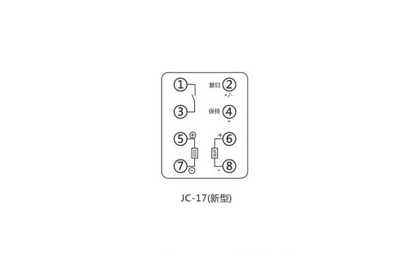 JC-17/2接線(xiàn)圖
